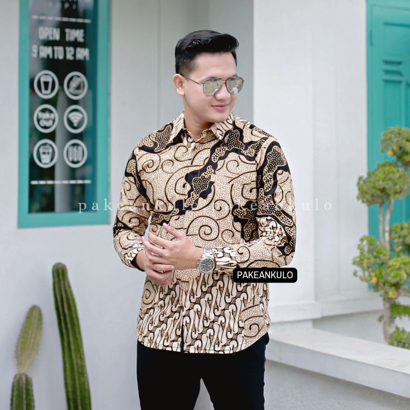 Batik Premium Pria Slimfit || Motif Jagapati