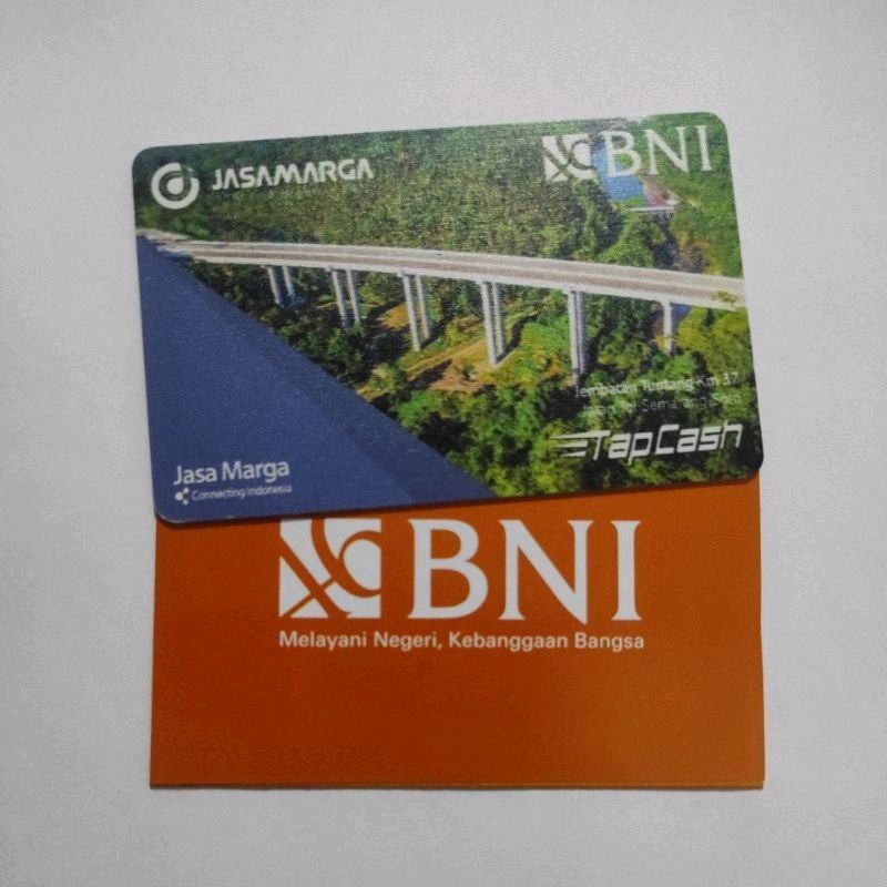 Tapcash BNI  edisi Jalan Toll /Like eMoney eTOLL Flazz Tapcash BRIZZI