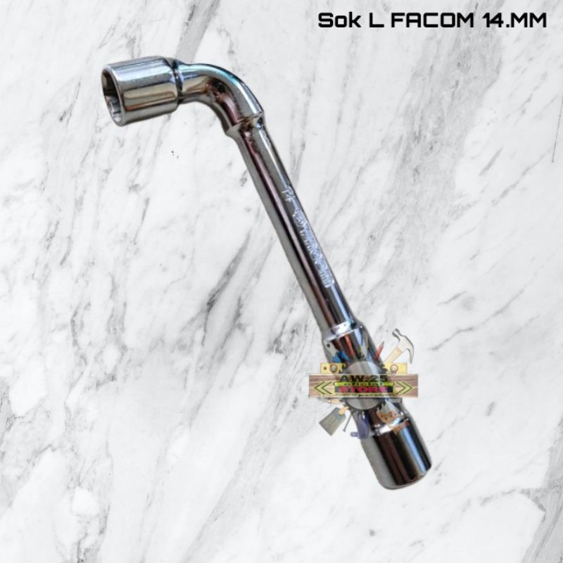 Kunci Sok L Facom 14mm-Kunci Sock L Facom 14mm
