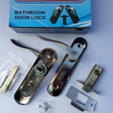 ➼ KUNCI PINTU KAMAR MANDI/GAGANG PINTU SET/DOOR LOCK/GAGANG KUNCI PINTU KAMAR MANDI BATHROOM DOOR ✶