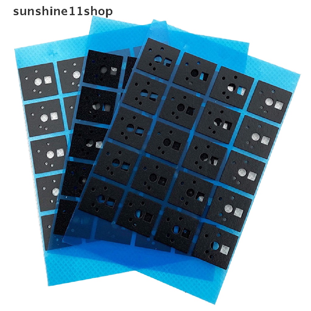 Sho 120Pcs Bantalan Saklar EVA PE Untuk Gasket Keyboard Mengurangi Kebisingan DIY Keyboard Kit N