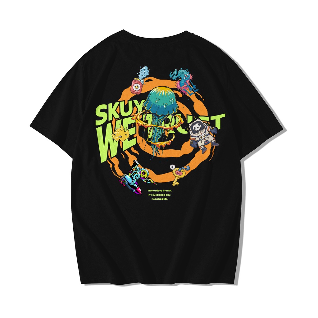 Skuy Kaos Dewasa Hitam Unisex | Vortex Skuy SKY162