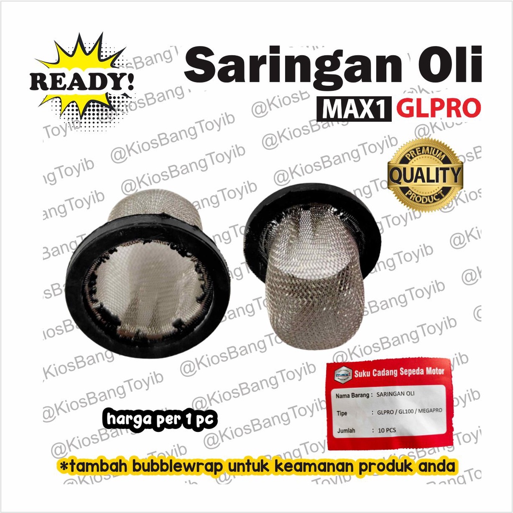 Filter Saringan Oli Bawah GL Pro Megapro Tiger CB100 Vario (MAX1)