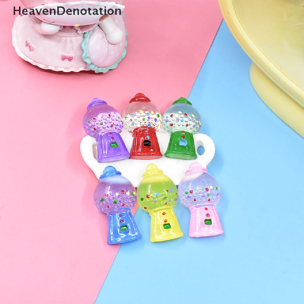 [HeavenDenotation] 1pc patch Mesin Permen Setengah Warna Untuk Dekorasi Rumah Boneka HDV