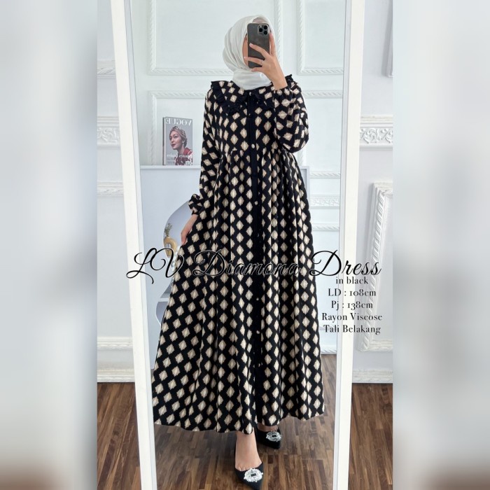 pStore88 - GAMIS MUSLIM JUMBO RAYON VISCOSE PREMIUMMAXY DRESS MUSLIM JUMBO RAYON 5189