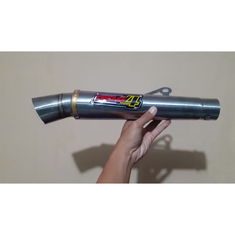 Slenser silincer knalpot daeng 4 corong thailand inlet 50mm & 38mm for beat mio scoopy vario dll