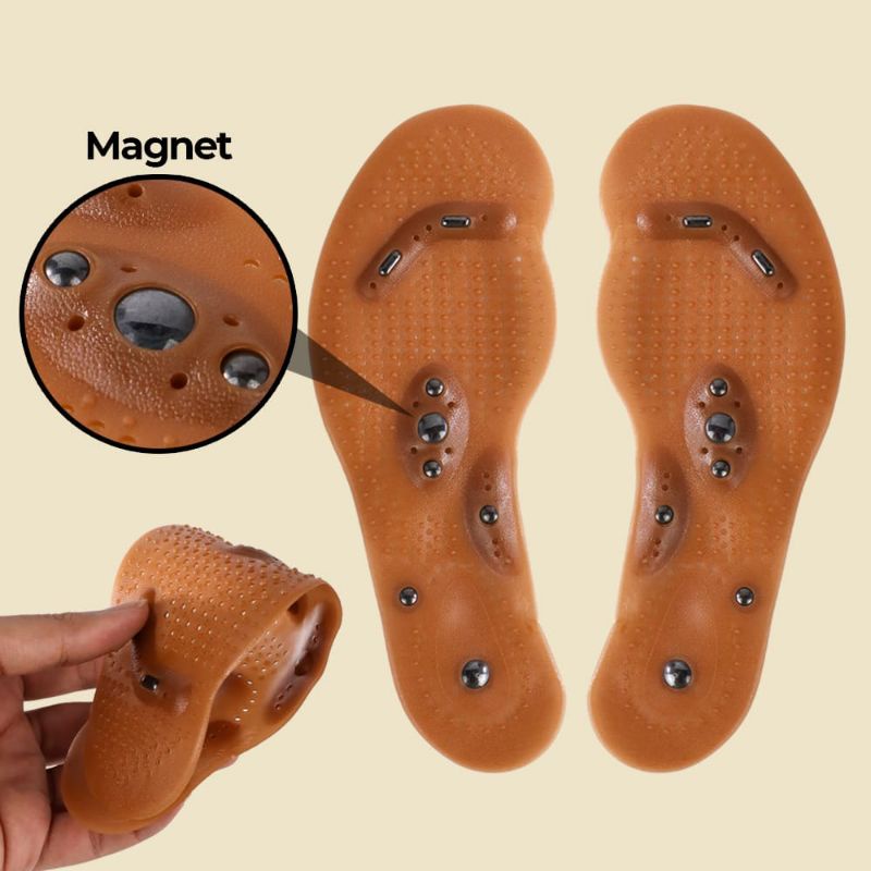 ALAS KAKI MAGNETIK KESEHATAN SEPATU TERAPI KESEHATAN SILICON GEL PAD MAGNETIC SLIMMING SOL SEPATU