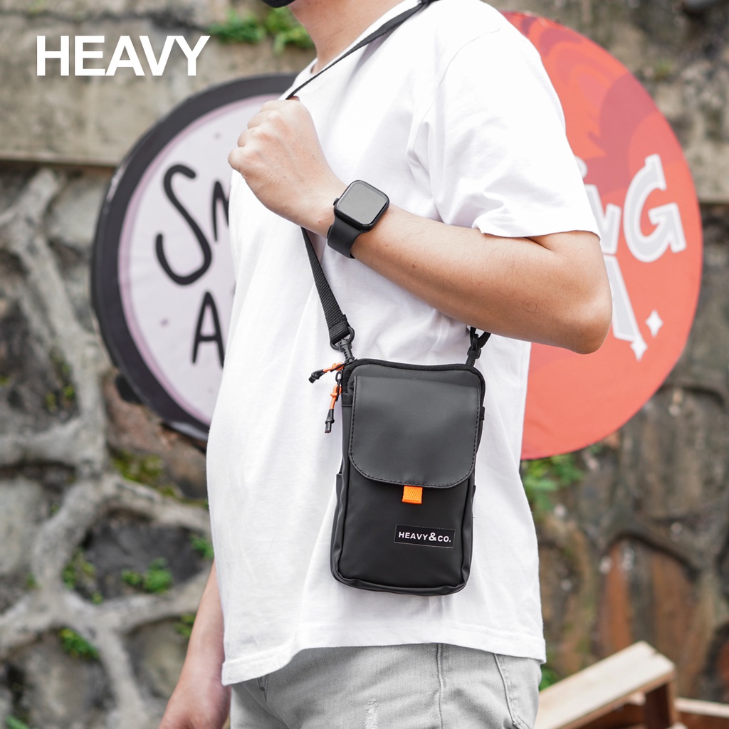 Heavy Pouch Wallet Phone Waterproof | Tas Selempang Hp Heavy | Sling Pouch Bag Handphone