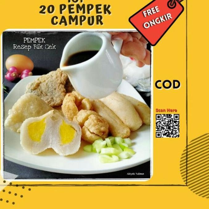 ♣ Pempek Palembang/Pempek Palembang Asli/Pempek Palembang Frozen paket isi 20 pcs/Pempek Palembang Murah/empek empek Palembang ☆