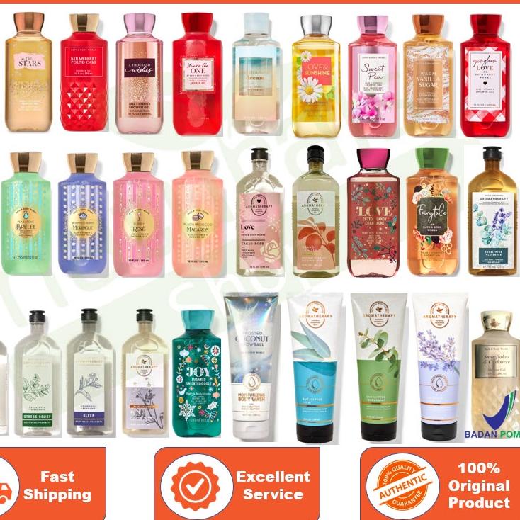 ❁ BBW Bath and Body Works SHOWER GEL Aromatherapy / In The Stars / Into The Night / A Thousand Wishe