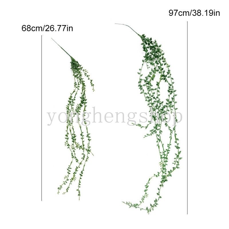 Simulasi Tanaman Sukulen Bunga Merambat Buatan Model Gantung Dinding Untuk Dekorasi Rumah