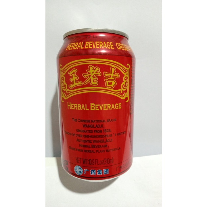 Wang Lao Ji minuman Herbal / WangLaoJi Teh Herbal kaleng 310ml