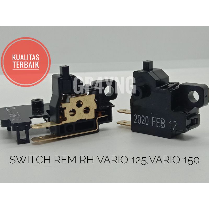 SWITCH REM KANAN RH CAKRAM TEMBAGA ASLI   VARIO 125 New ,VARIO 150 New switch rem rh