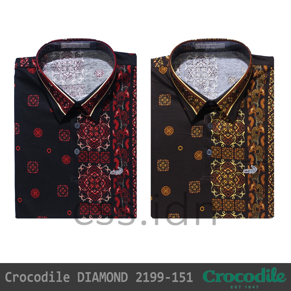 Kaos Kerah Kemeja Pria Crocodile Diamond 2199-151