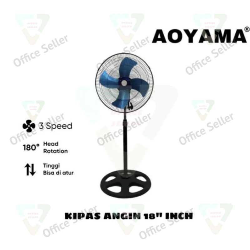 Kipas Angin Tornado 3in1 18&quot; | Kipas Angin Besi 18&quot; aoyama murah