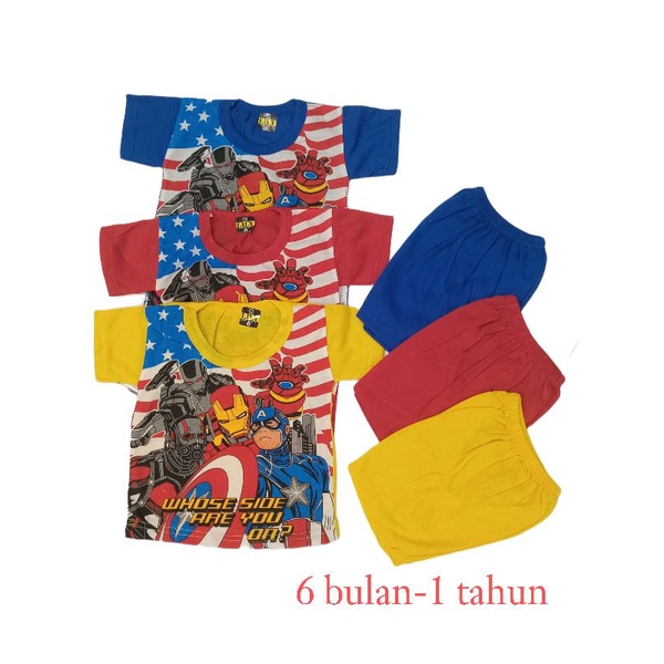 setelan kadaso anak laki-laki harian baju bayi murah