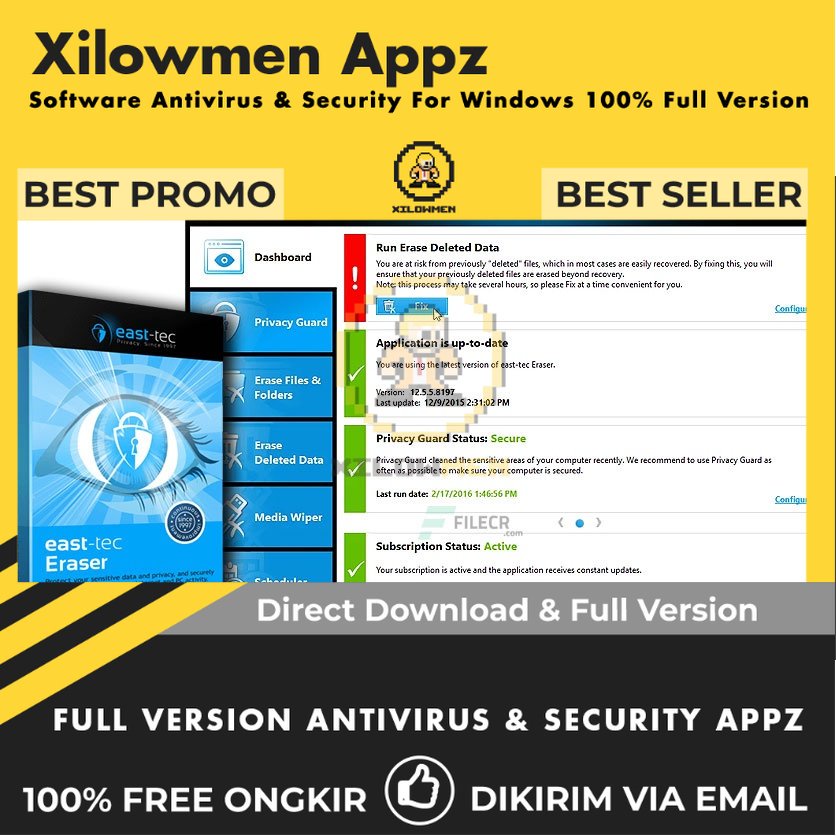 [Full Version] East-Tec Eraser Pro Security Lifetime Win OS