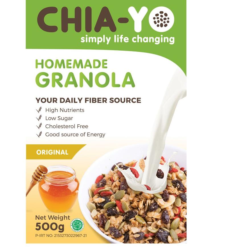 

✸ Chiayo Homemade Granola Original 500gr ➾