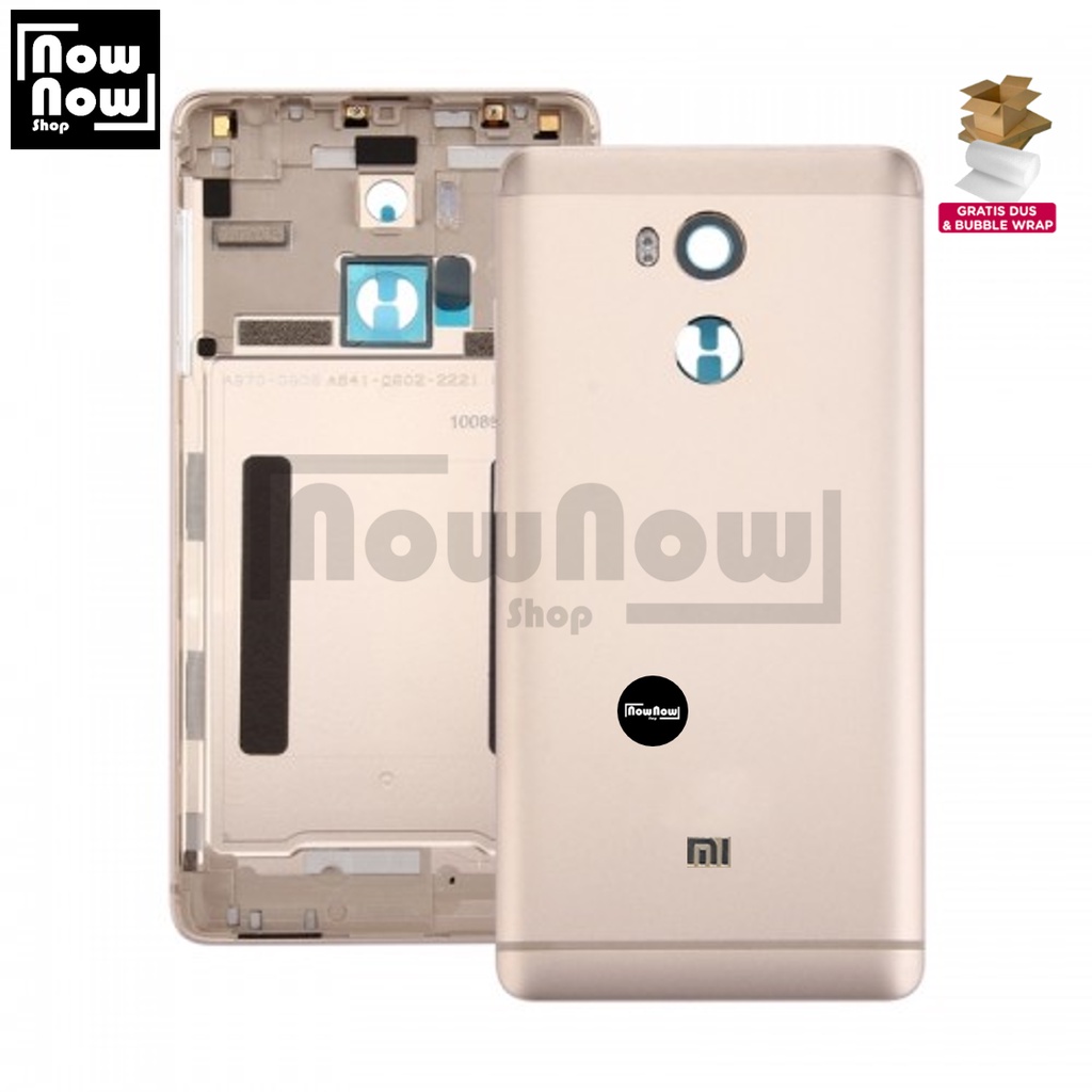 Backdoor Tutup Belakang Baterai Xiaomi Redmi 4 PRIME / 4 PRO Backcover Back Casing Housing Cover Belakang Back Case Panel Replacement