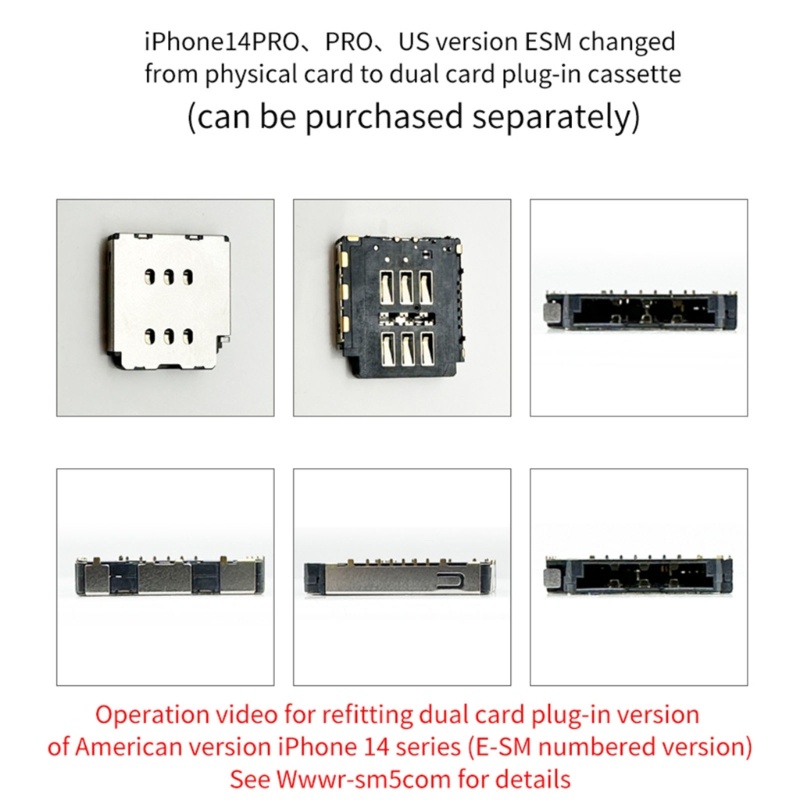 Vivi RSIM18 Kartu Buka Otomatis Untuk Telepon Seri 14e-SIM 5G version iOS16)