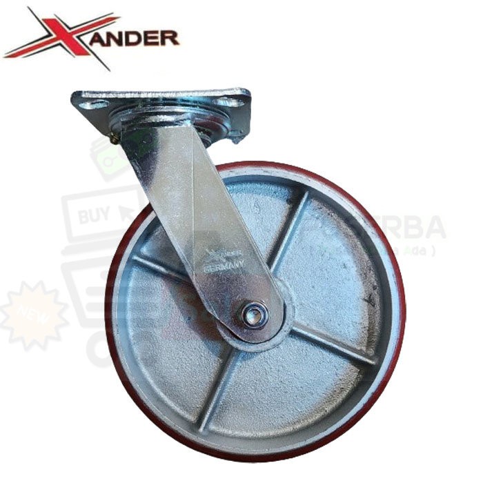 Xander Roda PU Ball Bearing HD Heavy Duty 8 Inch Hidup