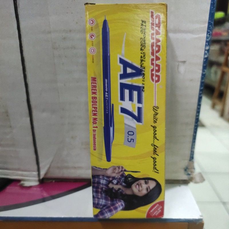 

standard pulpen AE 7 blue / lusin