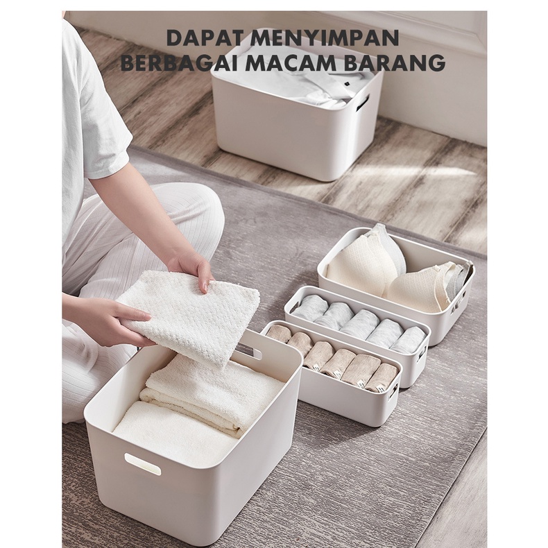 Kotak Penyimpanan Serbaguna | Bin Organizer Multifungsi | Keranjang penyimpanan Serbaguna | Storage