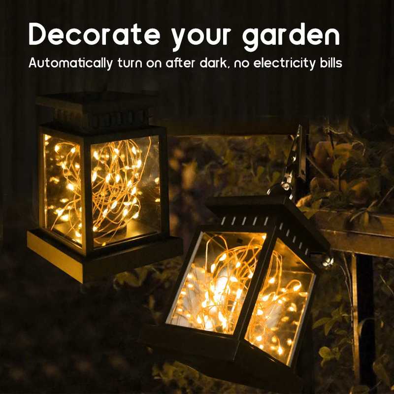 (BISA COD) FTIHSHP DUOGU Lampu Taman Hias Solar Power Garden Decoration IP44 Warm White - EM302