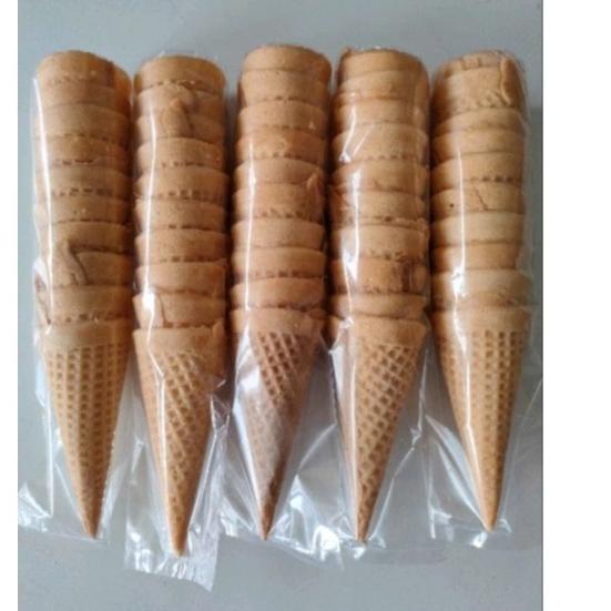 

TERLARIS 5 pack (50 pcs) CONE ORIGINAL WAFFLE 4 CM grosir