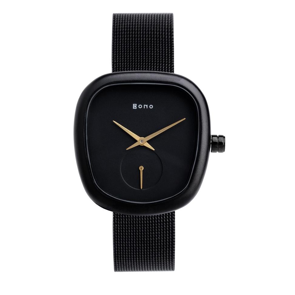 BOOMING Bono Watch Siena Milanese Dark Black