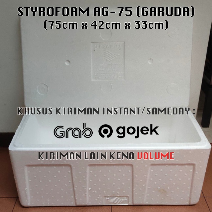 Terlaris Styrofoam Box Ag75 Tebal