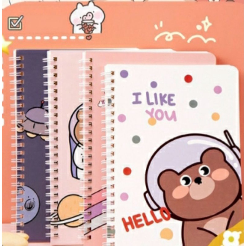 

Buku Tulis Ring Motif A5/Buku Catatan Ukuran A5