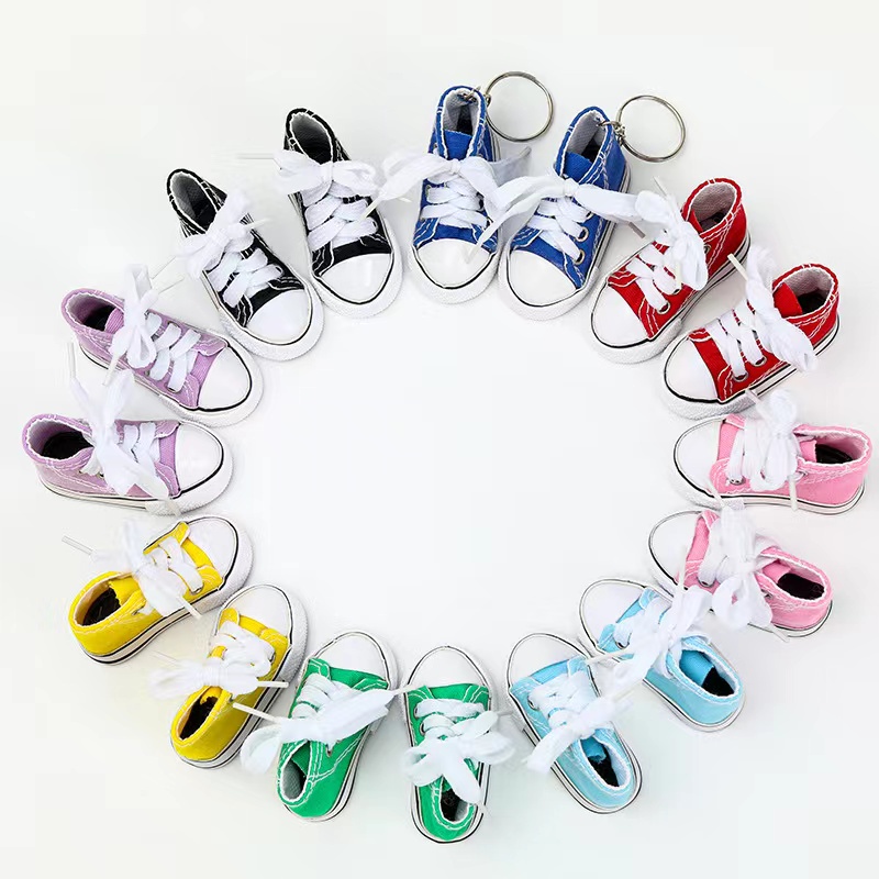 Aksesories kunci Model sepatu Mini sneakers Keychain Standar Motor Sepeda YS002