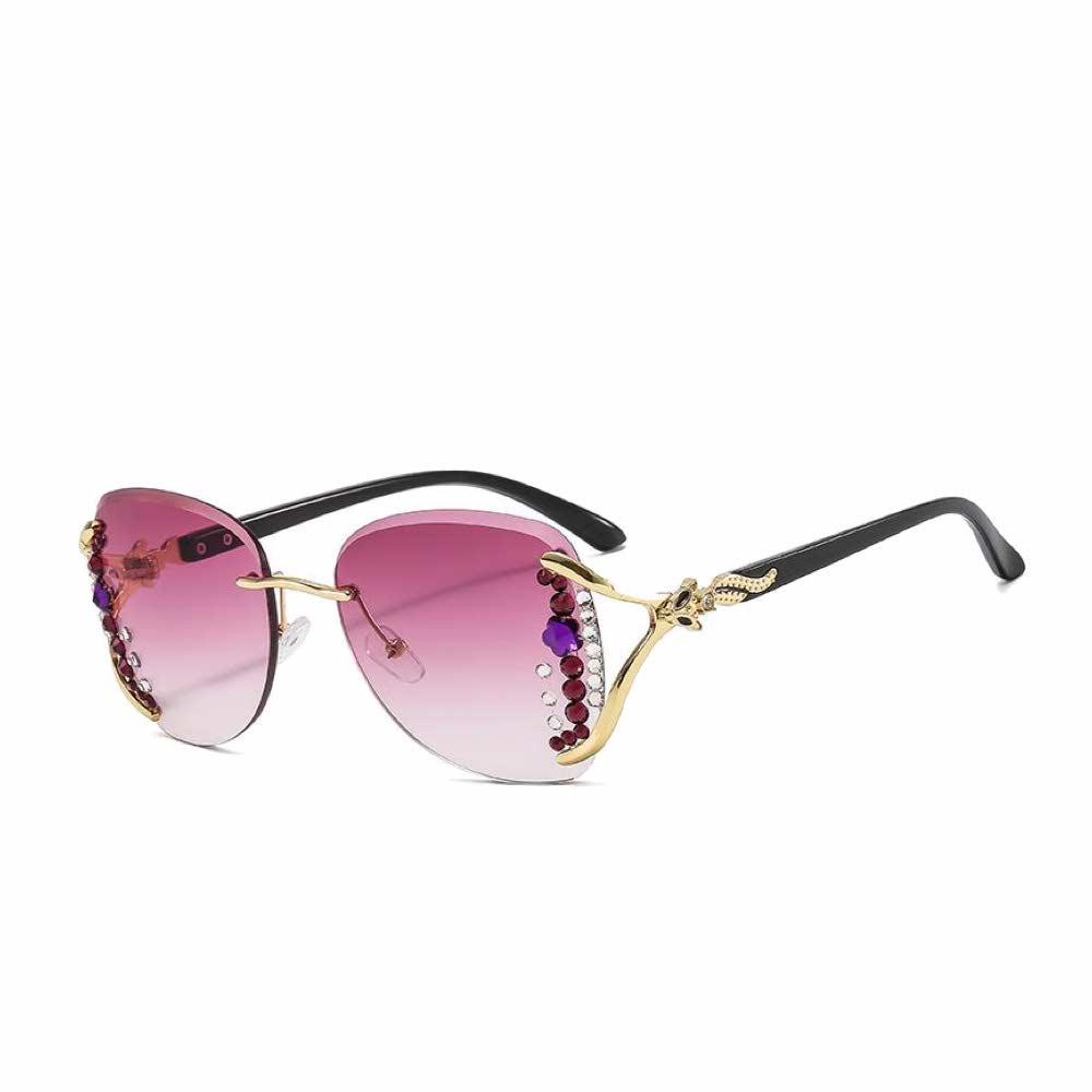 Kacamata UV400 [ Purple ] Anti Radiasi - Sunglasses Wanita Korea - HM8162