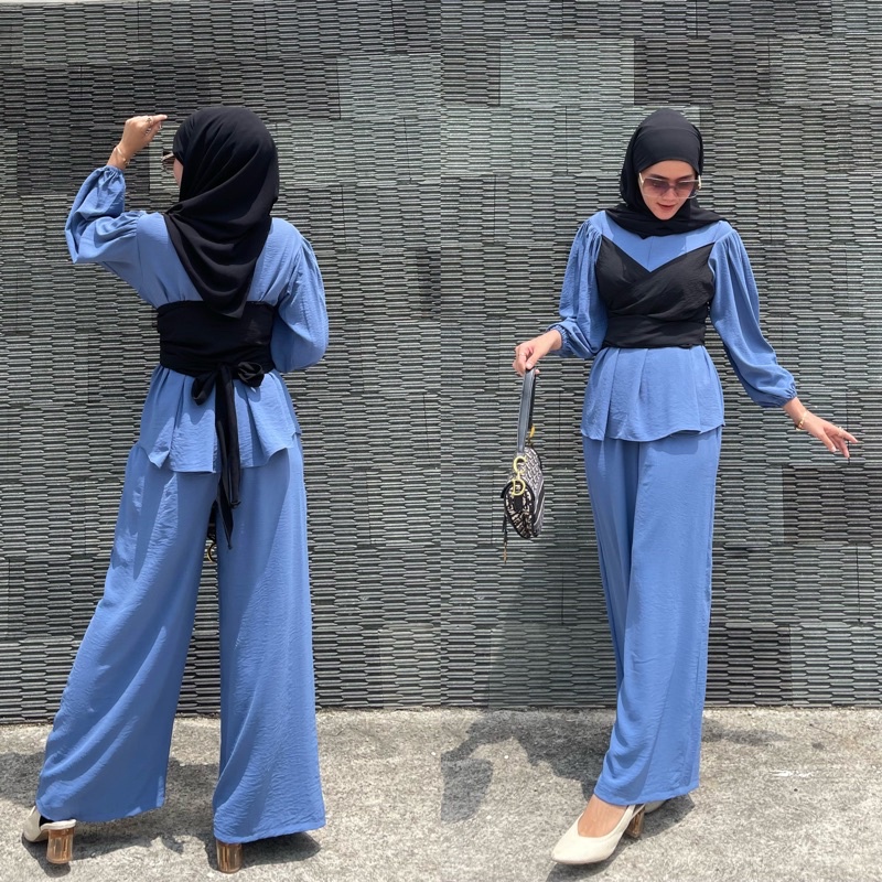 2023 ONE SET LESTI CRINKLE AIRFLOW LD 110  SETELAN LESTY VIRAL