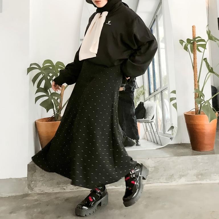 PALING DIMINATI YEJI SKIRT POLKA / HIGHWEIST / POLKA KECIL /(WAJIB BACA DESKRIPSI PRODUK)