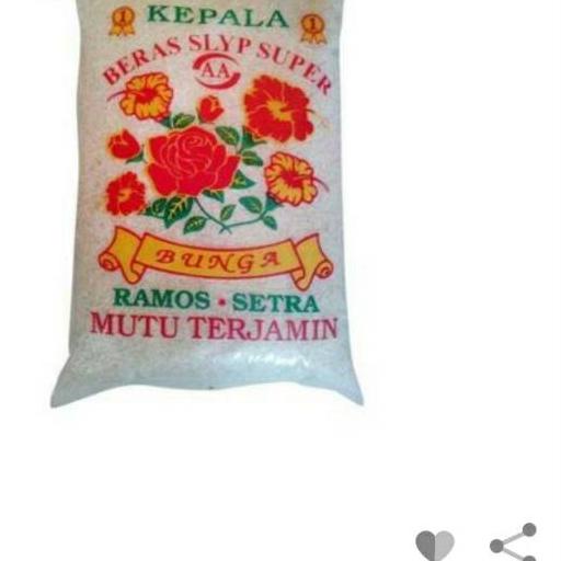 

➮ BERAS BUNGA 5KG RAMOS SETRA SLYP SUPER ☞