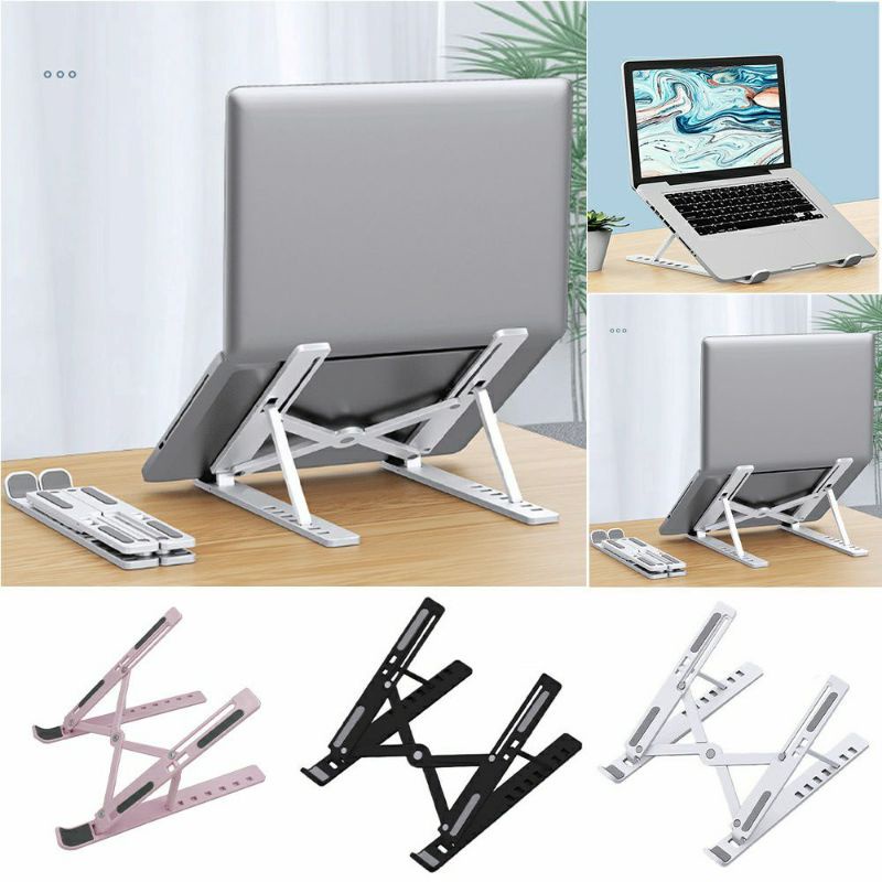 LAPTOP STAND ADJUSTABLE PORTABLE/STAND LAPTOP LIPAT