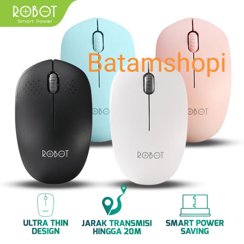 mouse wireless robot m210 original by robot usb wireless