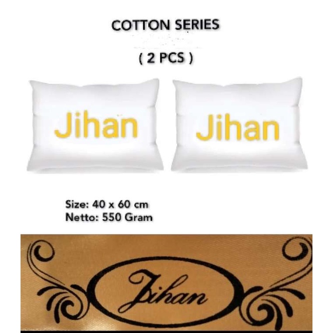Paket ASIK Paket isi 2 Bantal hotel JIHAN medium series