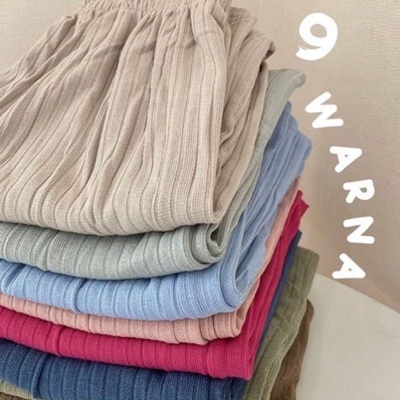 Celana Kulot Murah Kulot Knit Premium - Long Cullote Meera Pants - Korean Loose Pants Trousers Wanita - Loungewear - Celana Kulot Jumbo - Kulot Highwaist - Kulot Jumbo - Kulot Murah - Kulot Murah - Celana Panjang Wanita - Fashion Style