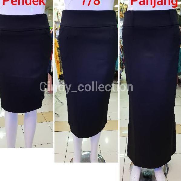 New Stock ROK SPAN KERJA BAHAN FORMAL KANTOR ROK SPAN PENDEK ROK SPAN PANJANG ROK SPAN HITAM ROK FOR
