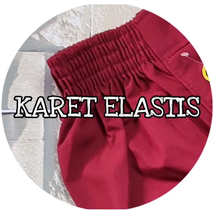 Celana Sekolah SD Laki Laki Merah Panjang