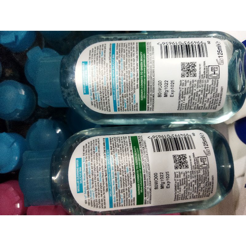 Garnier Micellar Water Salicylic Blue  - Single 125 ml Skincare Pembersih Wajah