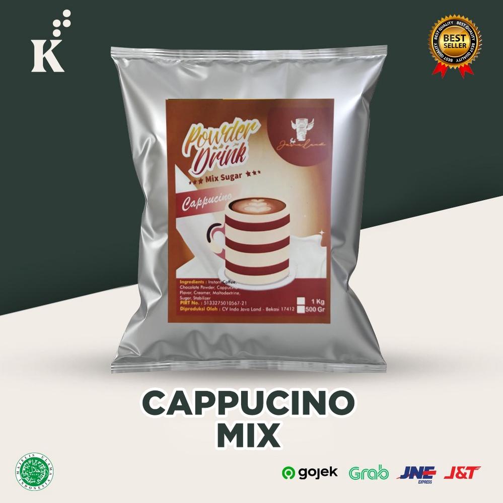 

Produk Baru Bubuk Minuman Bubble Drink Powder Rasa Cappucino Mix Sugar 1 KG Javaland .,..,.,,,,.,