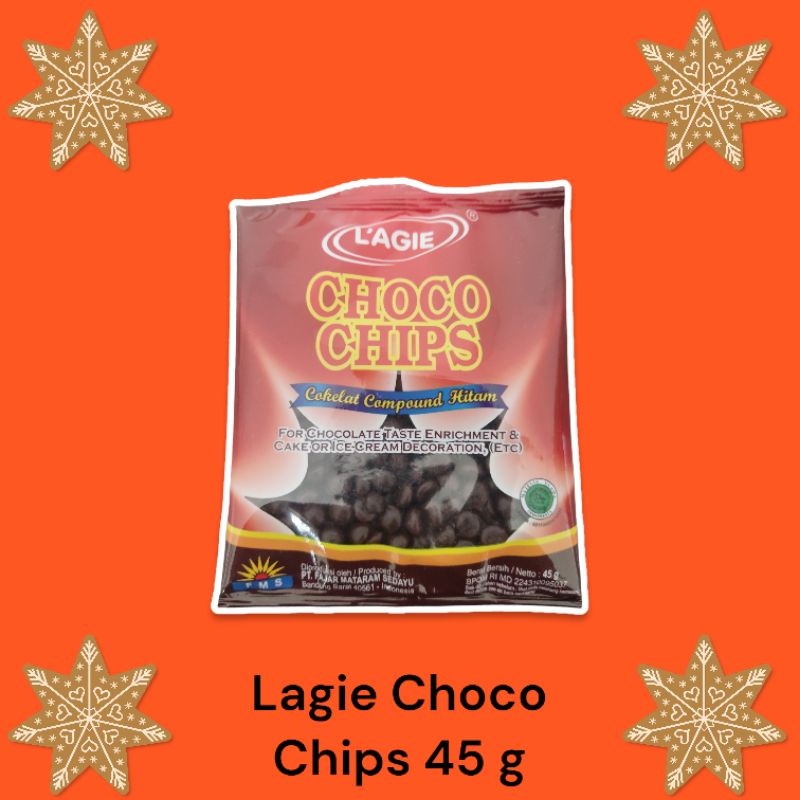 

Lagie Choco Chips 45 gram / Choco Chips, murah berkualitas