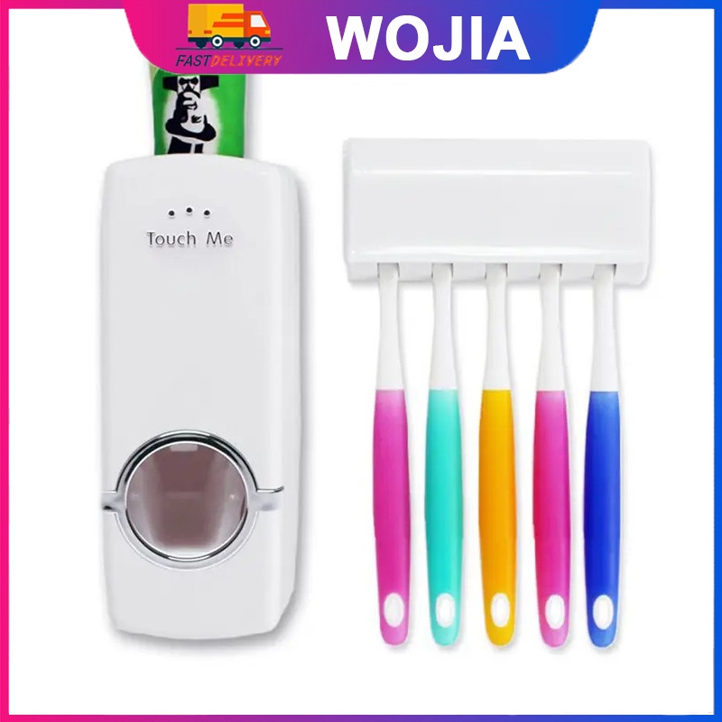 Dispenser Pasta Gigi Odol Tempat Sikat Gigi Set Toothpaste Dispenser