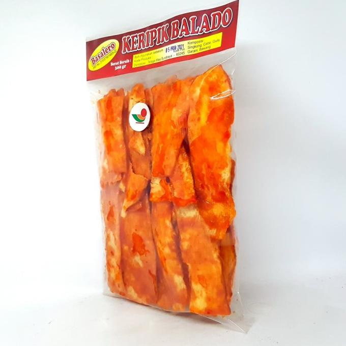 

BASALERO KERIPIK SINGKONG BALADO PEDAS MATANG 300gr | OLES CABE ASLI tab02