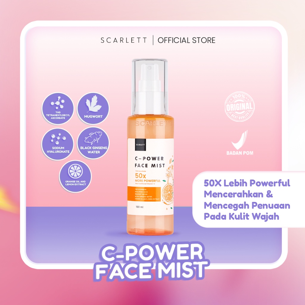 Scarlett Whitening C-Power Face Mist