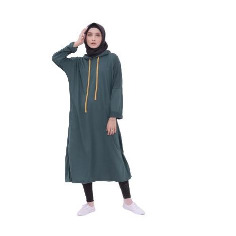 ➾ VANESSA TUNIK POLOS ( TUNIK HOODIE ) ○